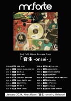 Mr.ふぉるて「Mr.ふぉるて 2nd Full Album Release Tour 『音生 -onsei-』」告知ビジュアル