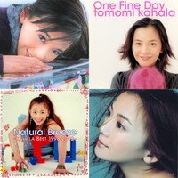 左上から時計回りに「nine cubes」「One Fine Day」「あなたのかけら」「Natural Breeze KAHALA Best 1998～2002」ジャケット。