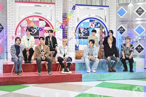 「トレバラ～TREASUREのバラエティ塾～」の様子。(c)テレビ朝日
