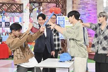 「トレバラ～TREASUREのバラエティ塾～」の様子。(c)テレビ朝日