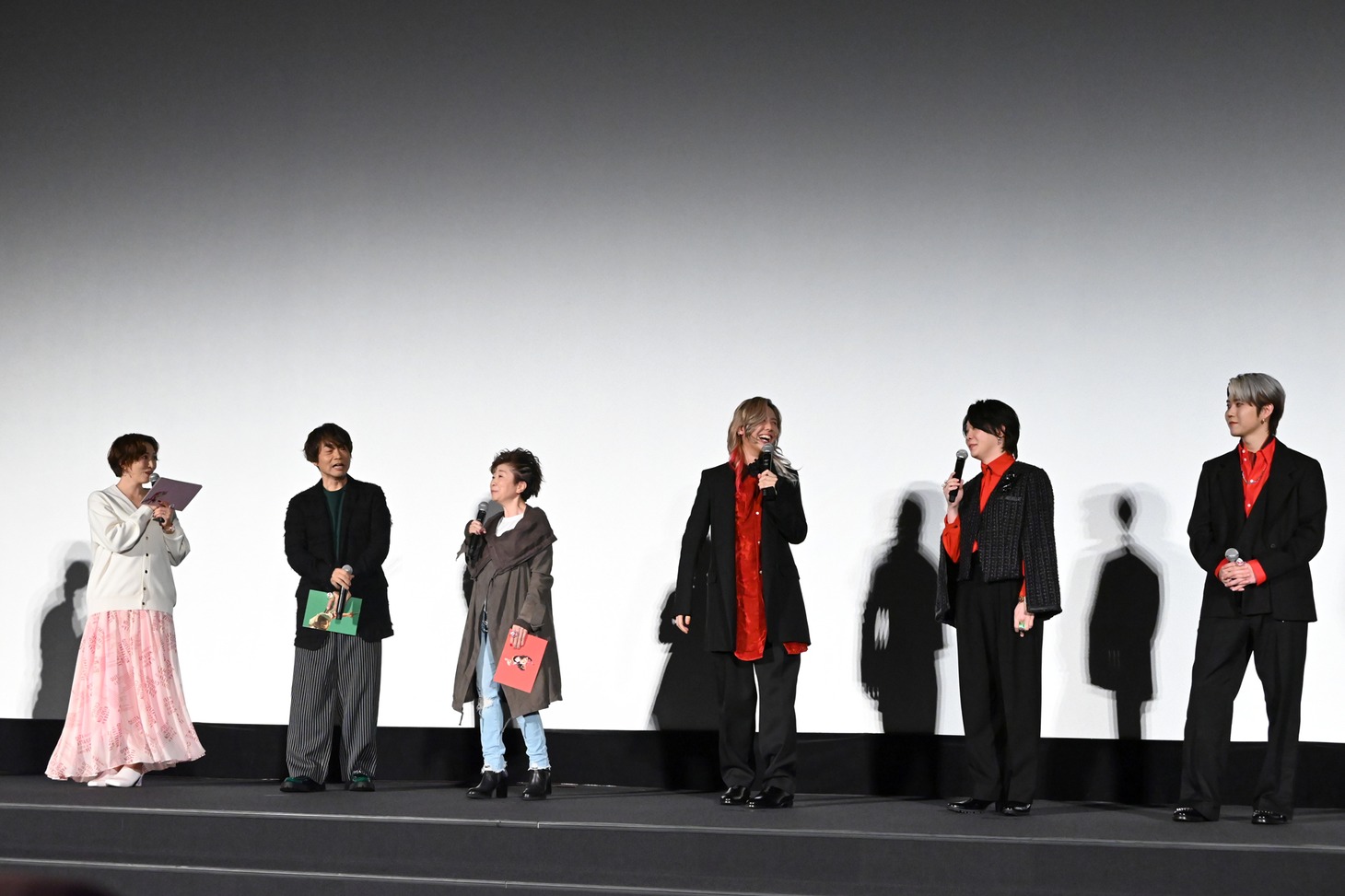 「ONE PIECE FILM RED」舞台挨拶の様子。