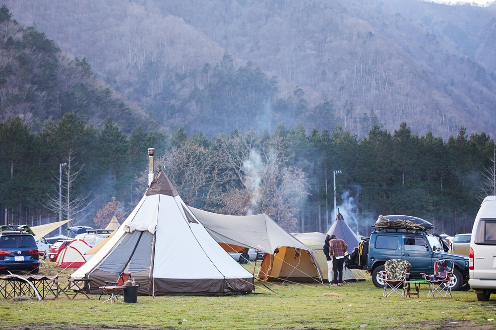 過去に開催された「GO OUT CAMP 冬」の様子。