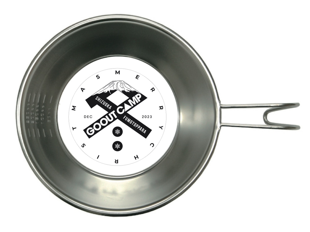 「GO OUT CAMP 冬 2023」特製シェラカップ