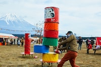 過去に開催された「GO OUT CAMP 冬」の様子。