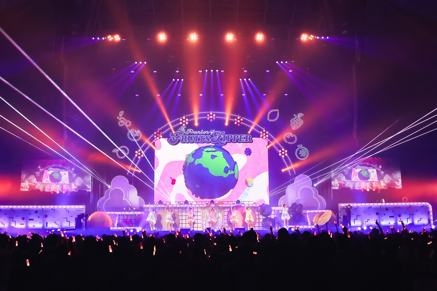 「FRUITS ZIPPER JAPAN TOUR 2023 -AUTUMN-」最終公演の様子。
