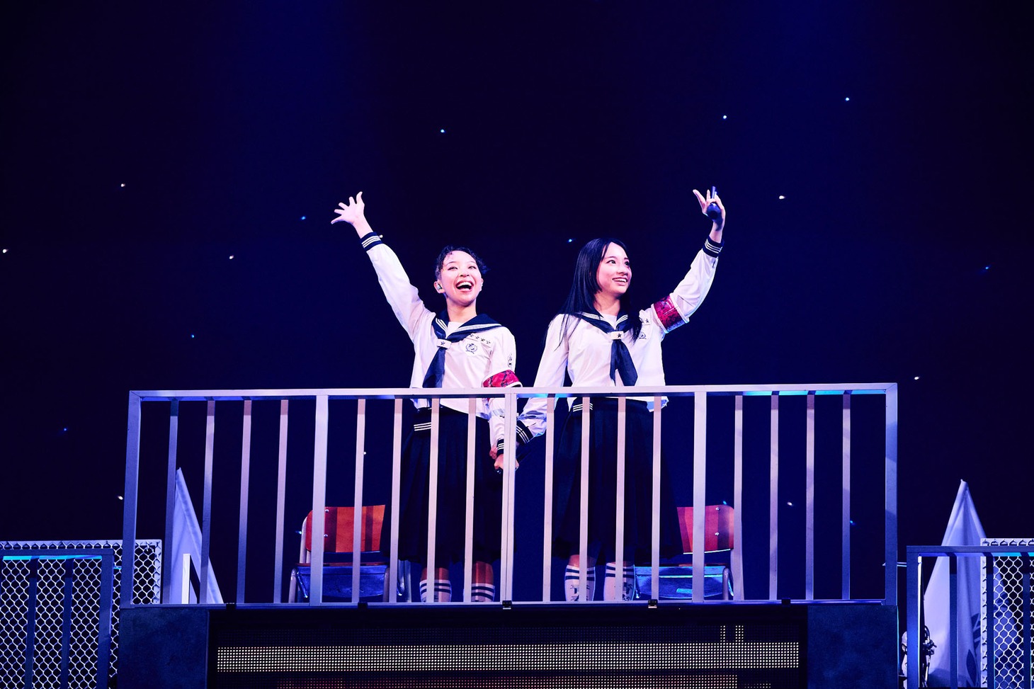 左からRIN、KANON。（Photo by usamiryo）