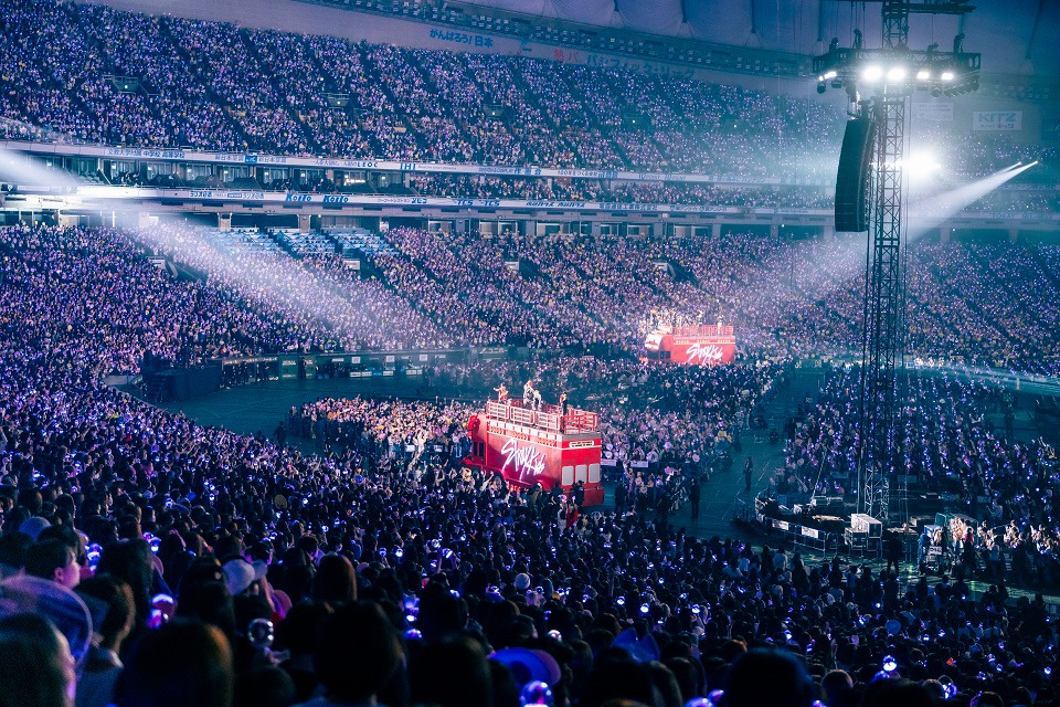 「Stray Kids 5-STAR Dome Tour 2023」の様子。（撮影：田中聖太郎）