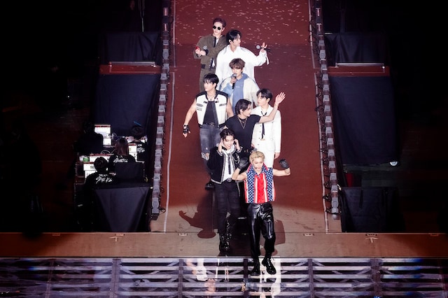 「Stray Kids 5-STAR Dome Tour 2023」東京ドーム公演の様子。（撮影：石井亜希 / 田中聖太郎写真事務所）