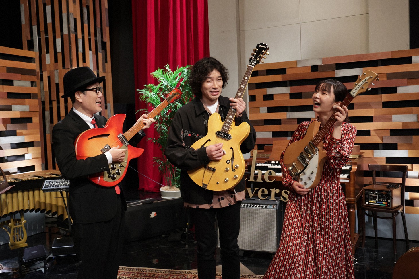 左からリリー・フランキー、斉藤和義、上白石萌歌。（写真提供：NHK）