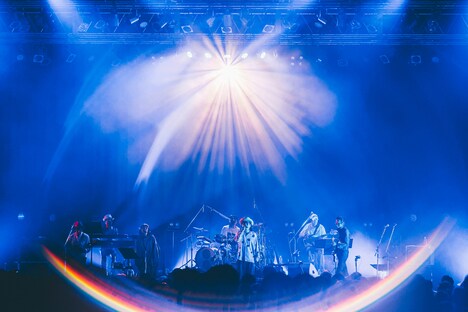 ハナレグミとフィッシュマンズ。（撮影：西槇太一）