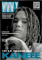 「Kaneee 1st E.P. release live」告知ビジュアル