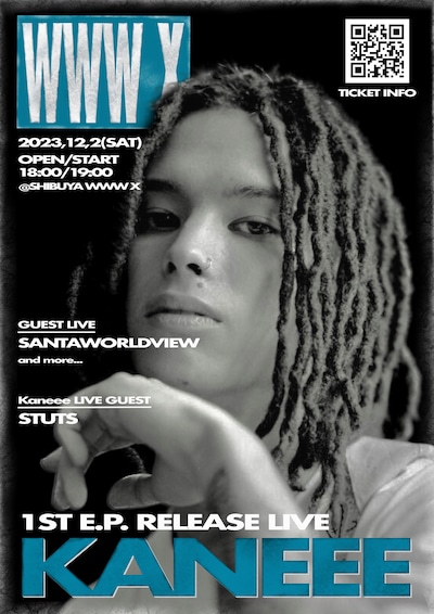 「Kaneee 1st E.P. release live」告知ビジュアル