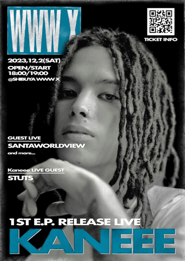 「Kaneee 1st E.P. release live」告知ビジュアル