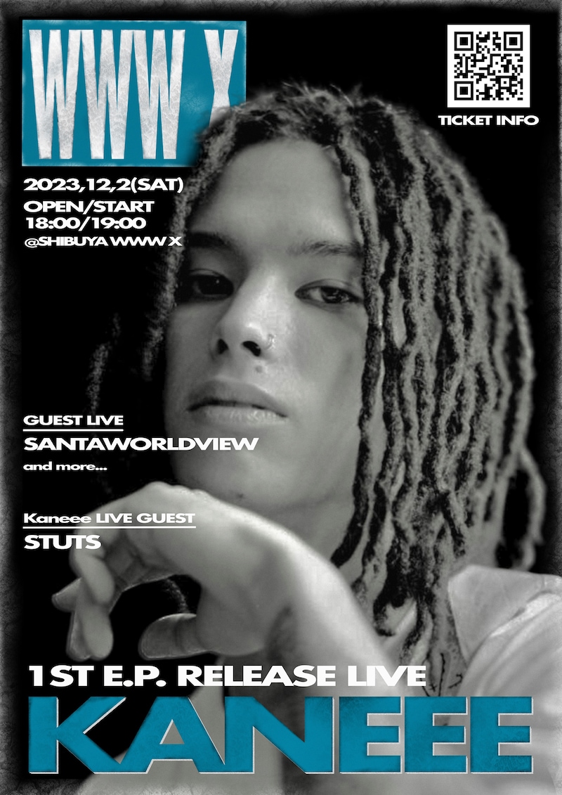 「Kaneee 1st E.P. release live」告知ビジュアル