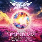 「BABYMETAL WORLD TOUR 2023 - 2024 LEGEND - MM」ビジュアル