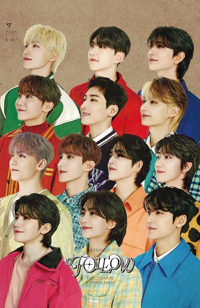 「SEVENTEEN TOUR 'FOLLOW' TO JAPAN」ビジュアル (c)(P)&(C) PLEDIS Entertainment