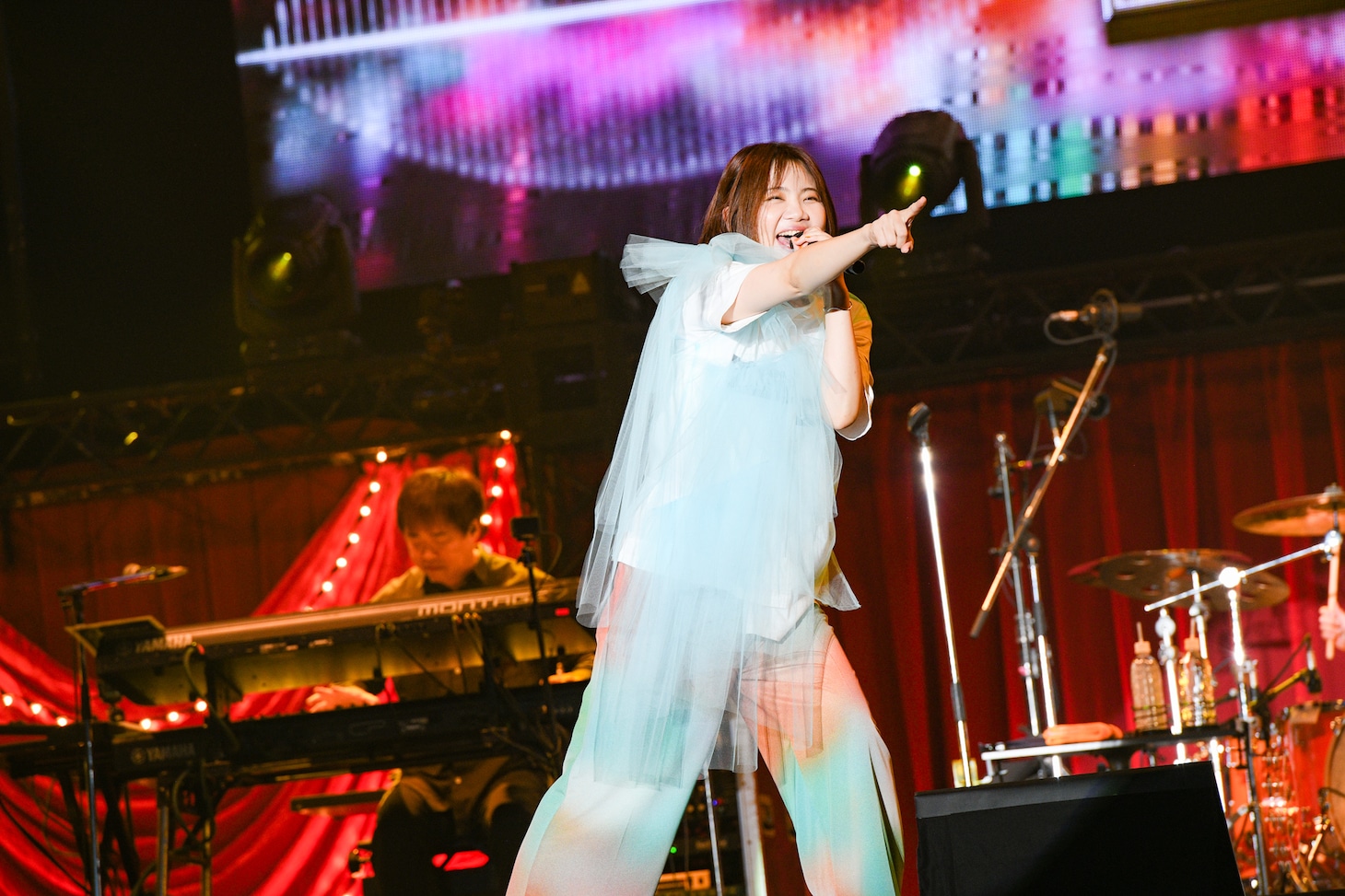 吉岡聖恵（Vo / いきものがかり） (c)テレビ朝日 ドリームフェスティバル2023 / 写真：岸田哲平