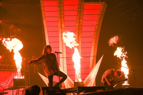 SUPER BEAVERのステージの様子。 (c)テレビ朝日 ドリームフェスティバル2023 / 写真：岸田哲平