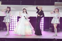 つばきファクトリーオリジナルメンバーの新沼希空、山岸理子、岸本ゆめの、谷本安美。