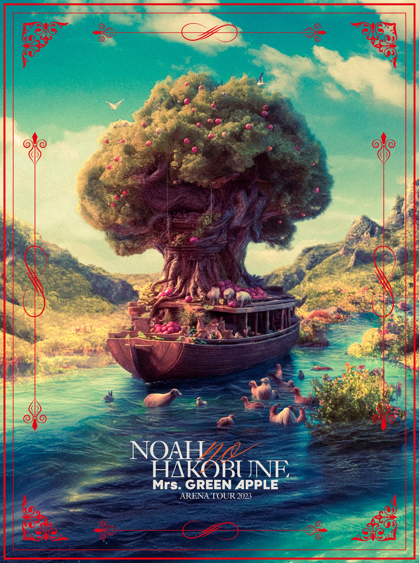 Mrs. GREEN APPLE「ARENA TOUR 2023 "NOAH no HAKOBUNE"」ジャケット
