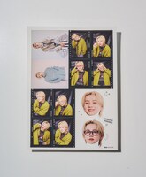 「mini」12月号付録のステッカー。