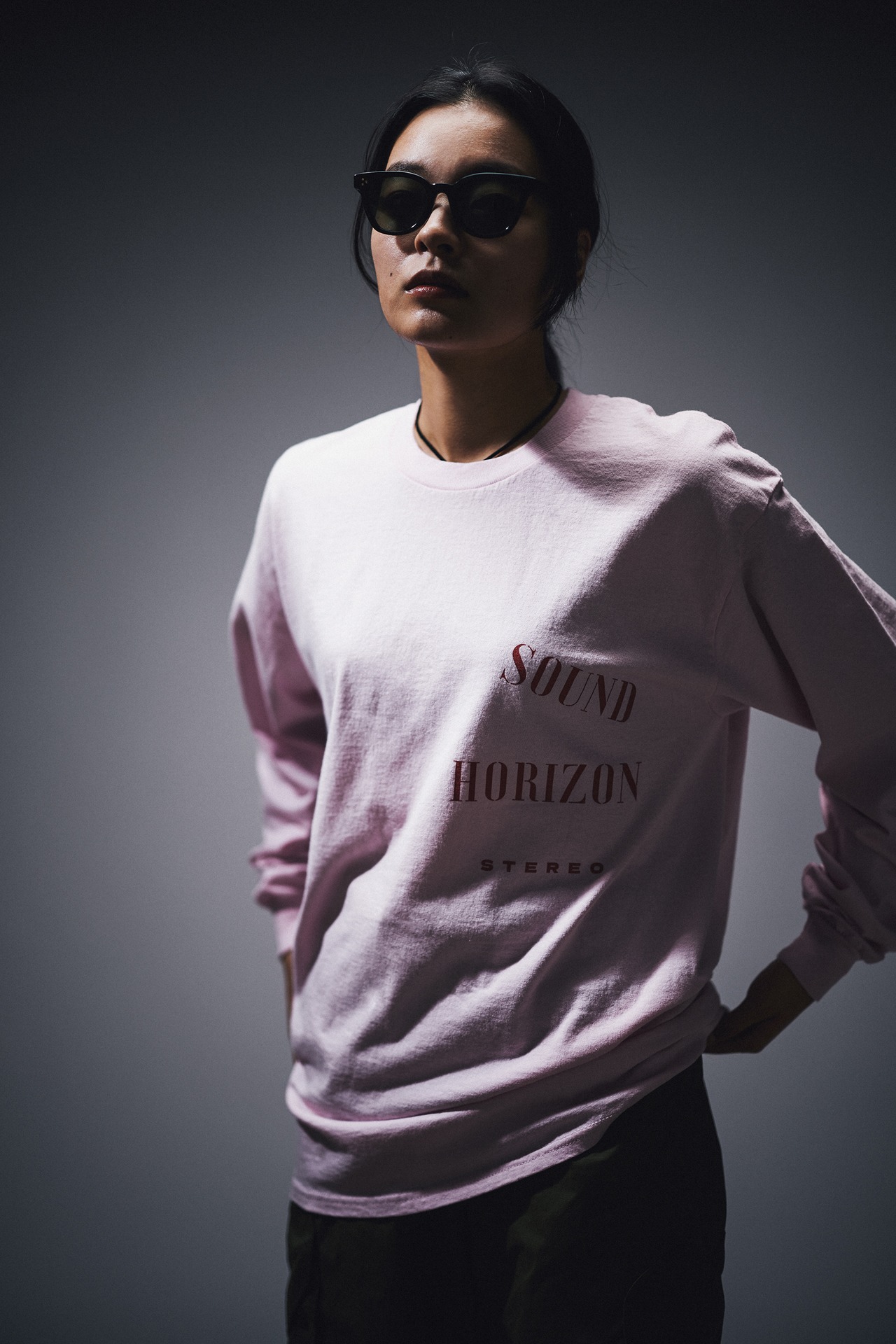 「RDC "Sound Horizon" L/S Tee」（Light Pink）
