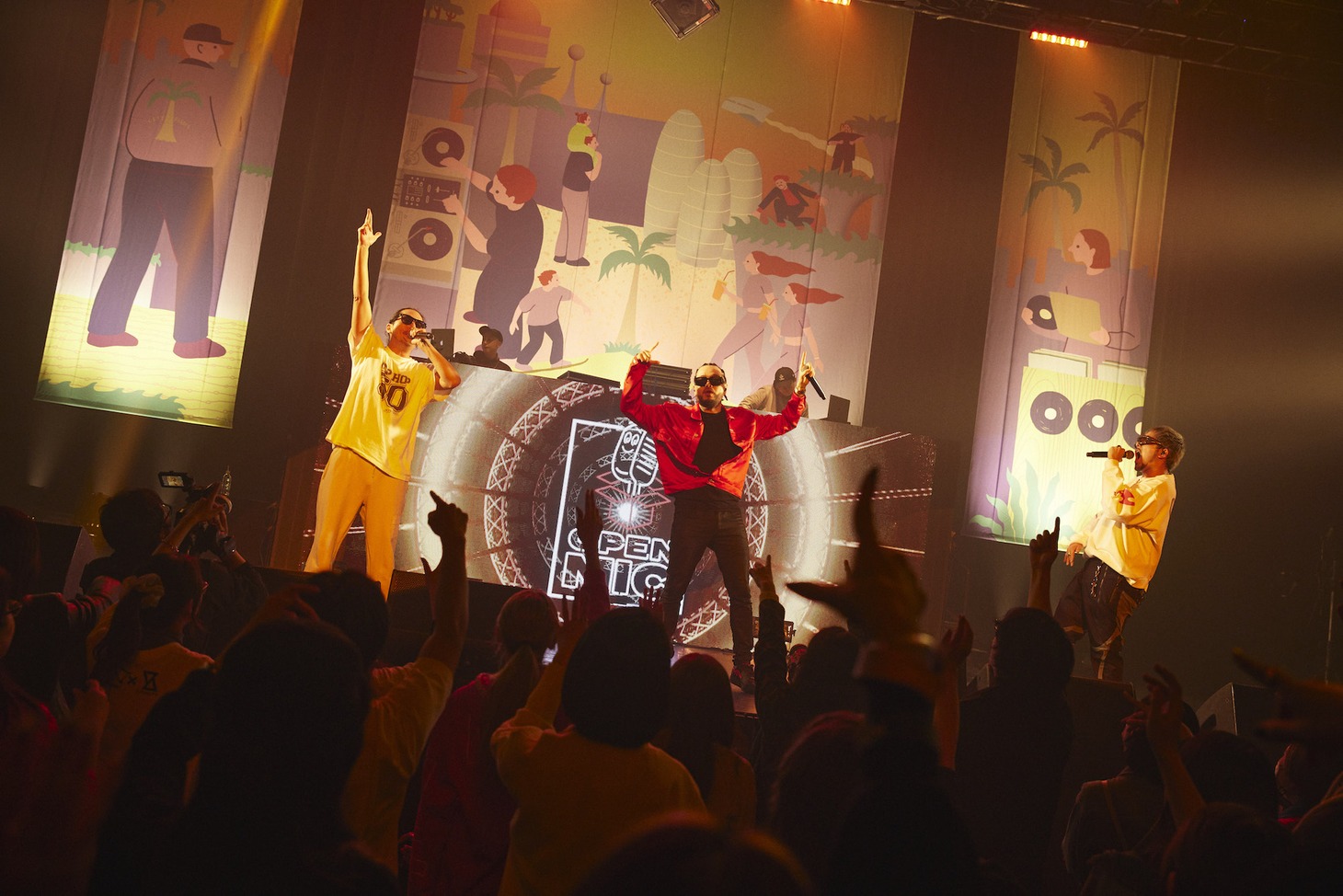 「OPEN MIC by JIM BEAM Special Session」より、「MR.DYNAMITE」の様子。