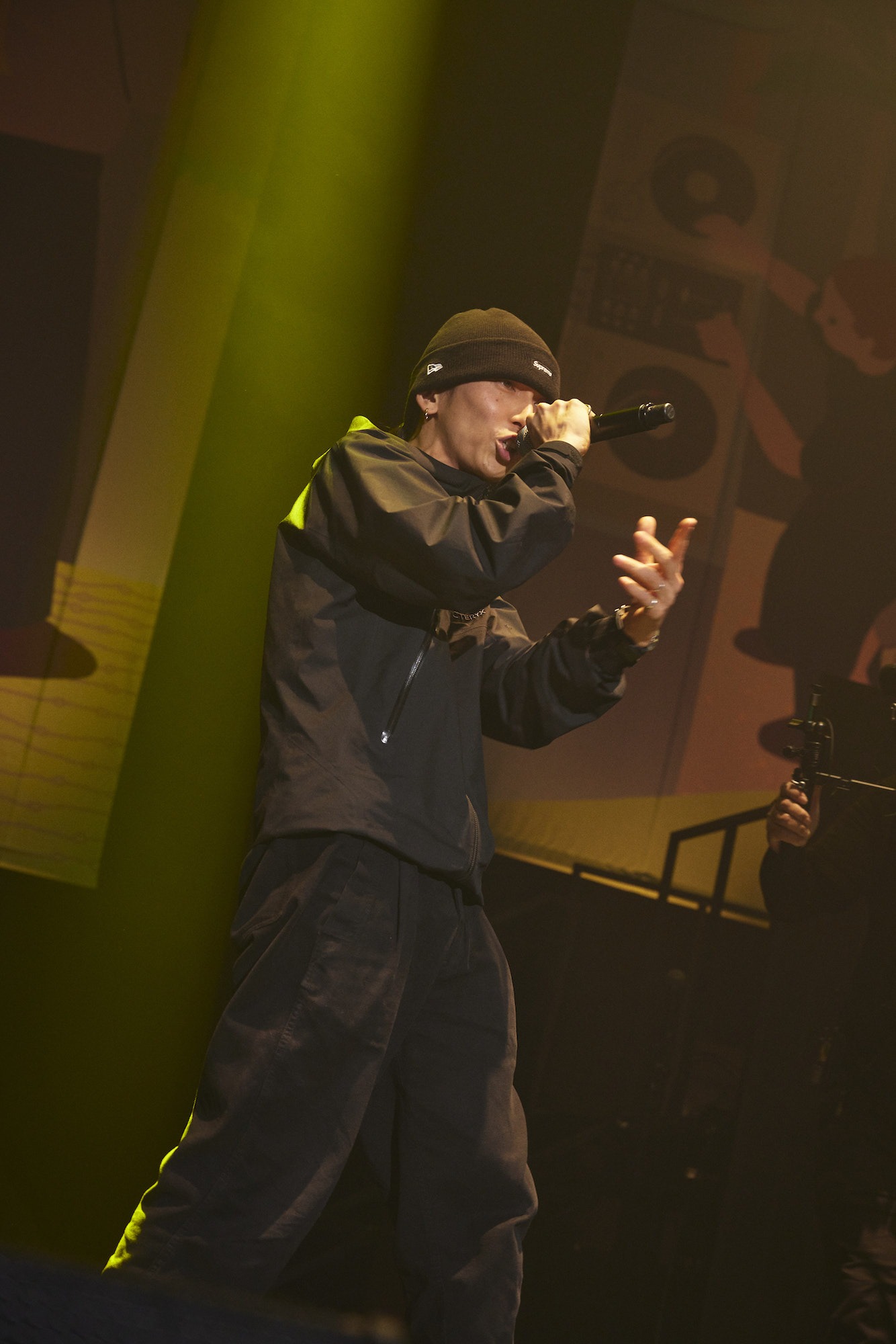 「OPEN MIC by JIM BEAM Special Session」より、「真っ向勝負」の様子。