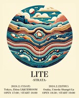 LITE「STRATA」告知ビジュアル
