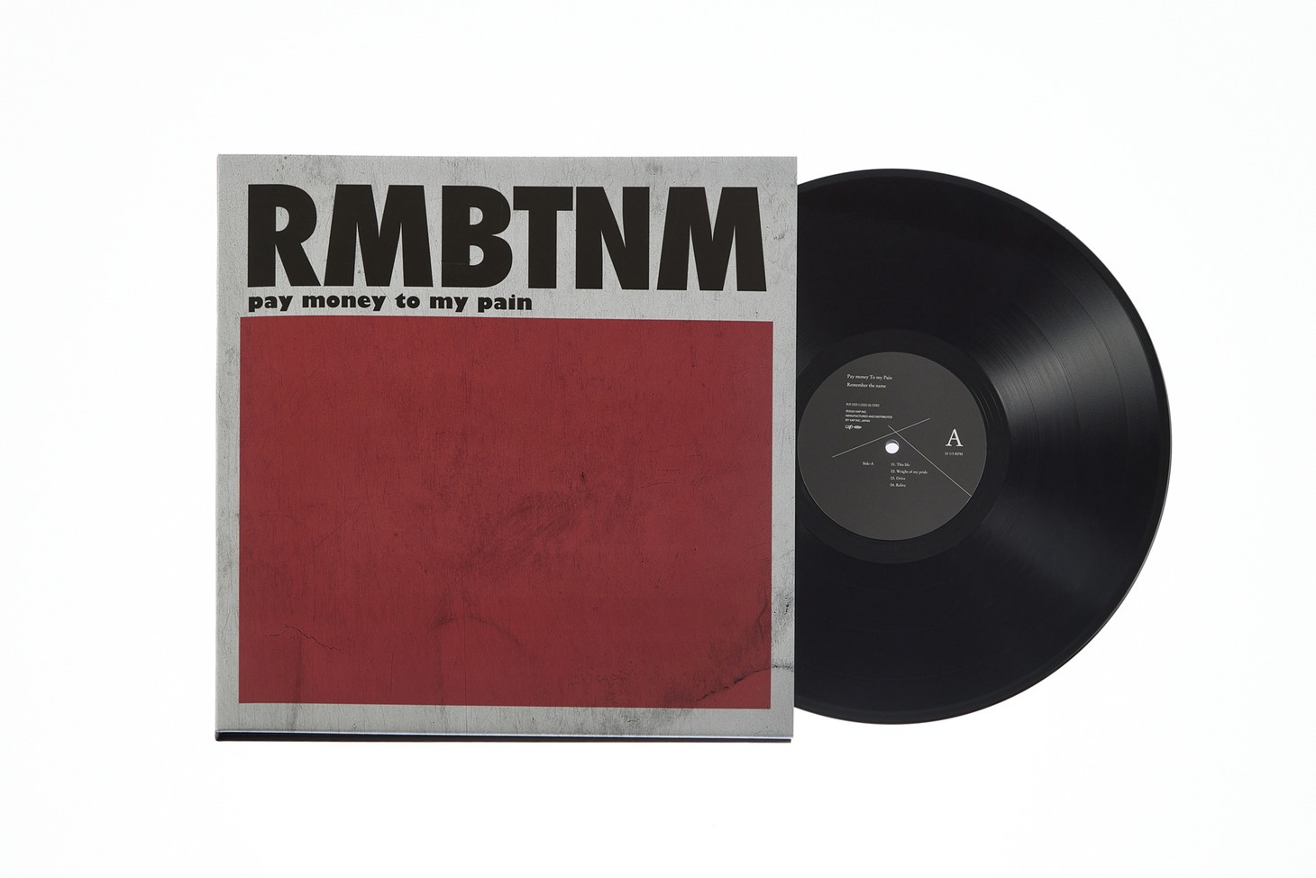 Pay money To my Pain「Remember the name」アナログ盤のジャケットと盤面。