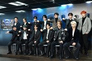 「THEMISSION-TOKYO GAME STADIUM-」配信記念会見の様子。