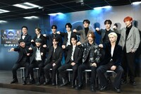 「THEMISSION-TOKYO GAME STADIUM-」配信記念会見の様子。