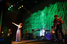 相川七瀬のライブの様子。（撮影：田中和子）