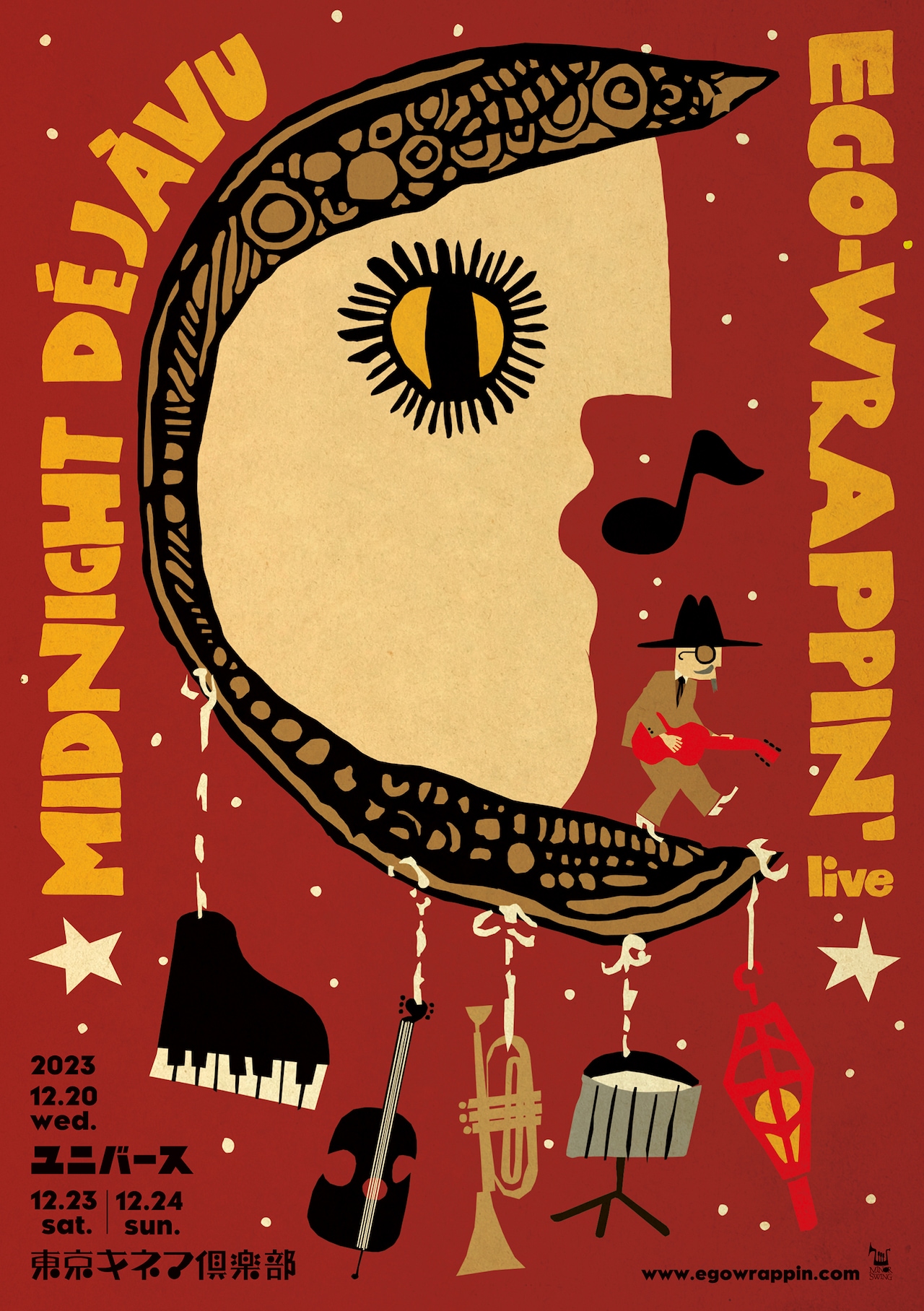 EGO-WRAPPIN'「Midnight Dejavu」フライヤー