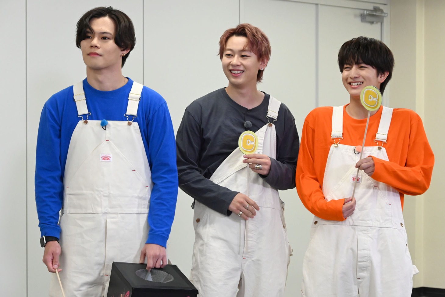 同じチームになったカイ、シューヤ、ハル。