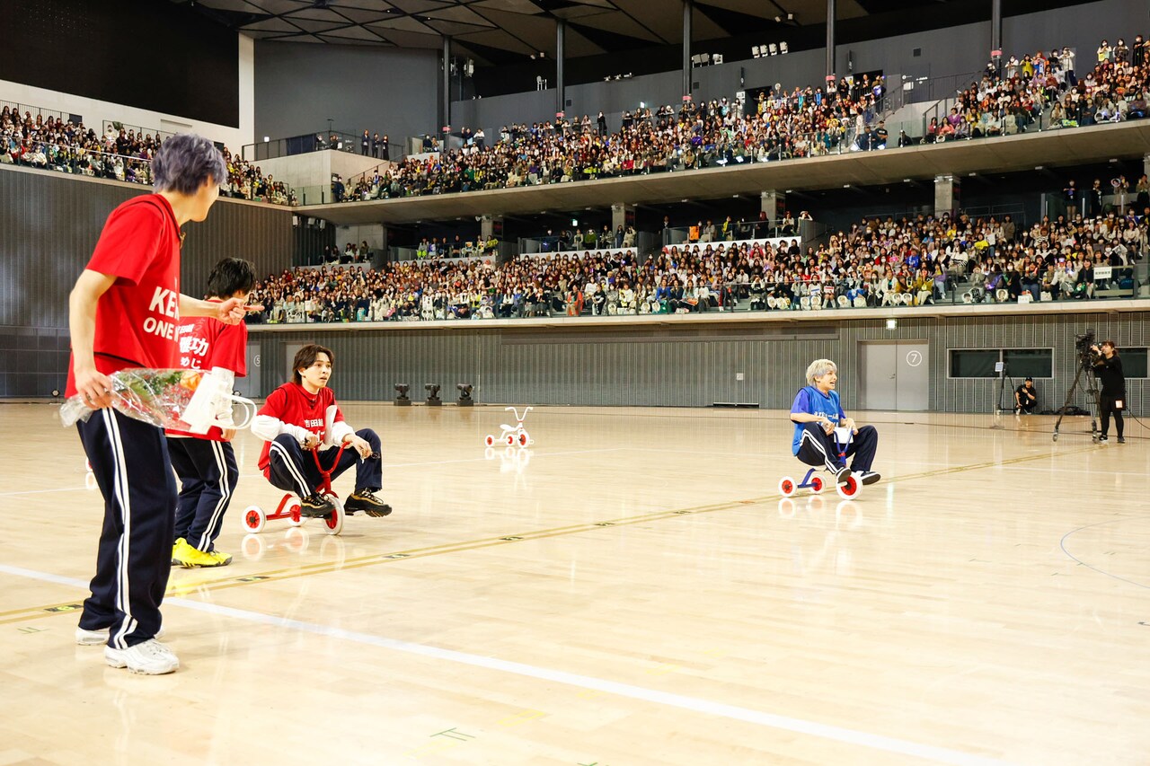 優勝を勝ち取った吉田組リーダー・吉田仁人（M!LK）。 [画像ギャラリー