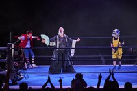 リングで暴れる“怪僧ラスプーチン”。