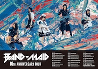 BAND-MAID「BAND-MAID 10TH ANNIVERSARY TOUR」ビジュアル