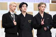 左からフィリックス、スンミン、ヒョンジン。