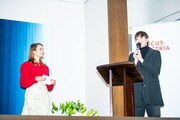 オーストリア観光大使就任式の様子。