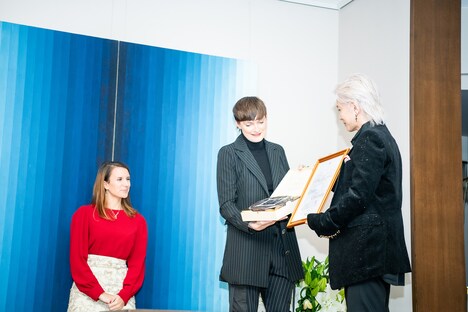 オーストリア観光大使就任式の様子。