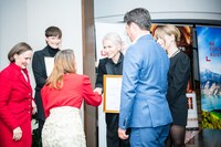 オーストリア観光大使就任式の様子。