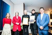 オーストリア観光大使就任式の様子。