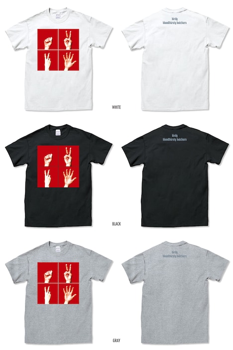 bloodthirsty butchers「birdy」LPジャケットTシャツ