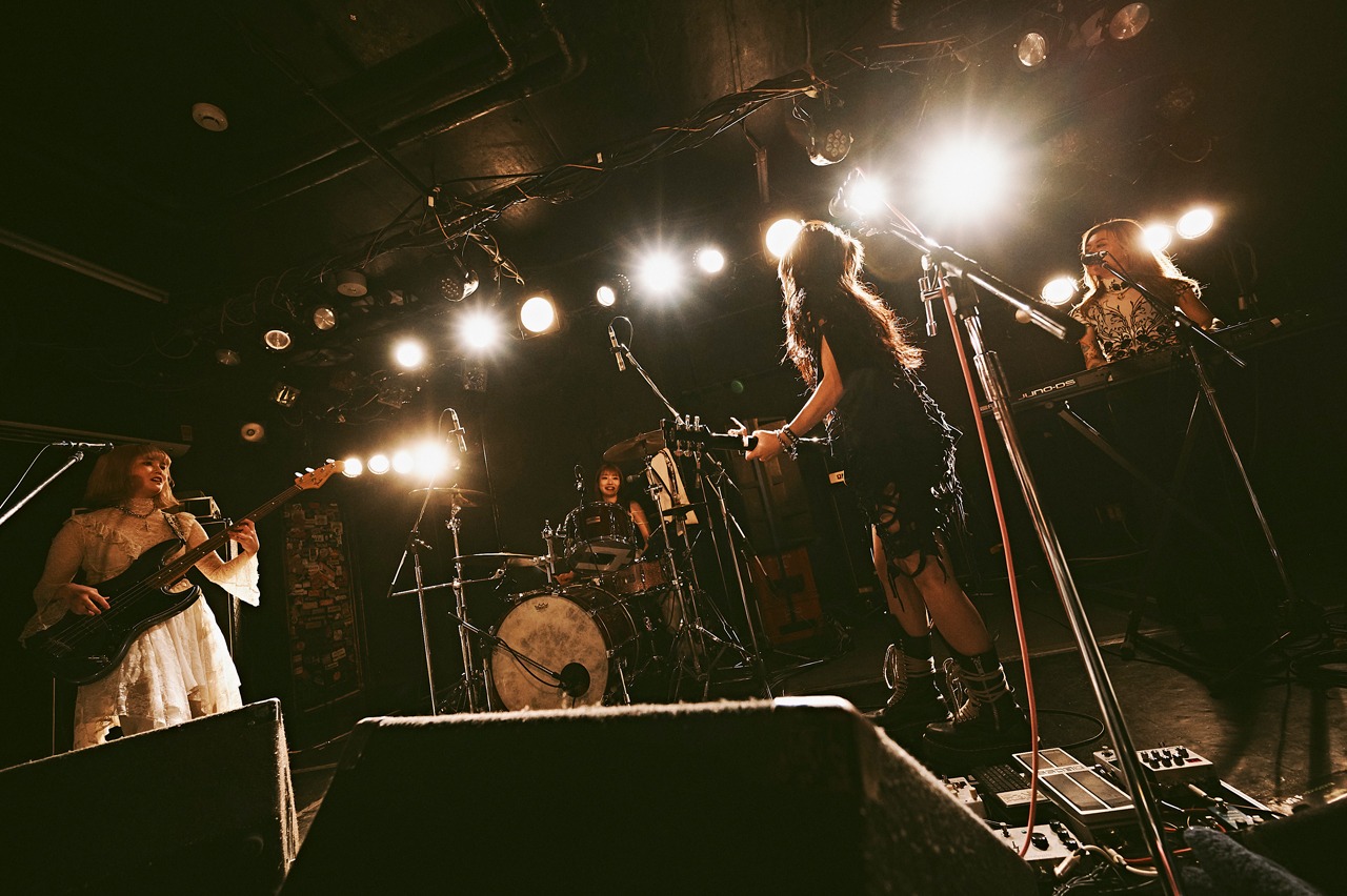 Haze「ワンマンツアー 離輪羽夢」神奈川・F.A.D YOKOHAMA公演の様子。（撮影：稲垣謙一）