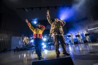 C.O.S.A.と田我流。（Photo by HayachiN）