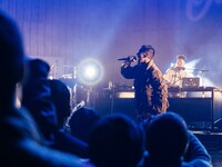 叫ぶ田我流。（Photo by YUSUKE OISHI ［MARCOMONK］）