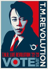 T.M.Revolution「T.M.R. LIVE REVOLUTION '22-'23 -VOTE JAPAN-」通常盤ジャケット