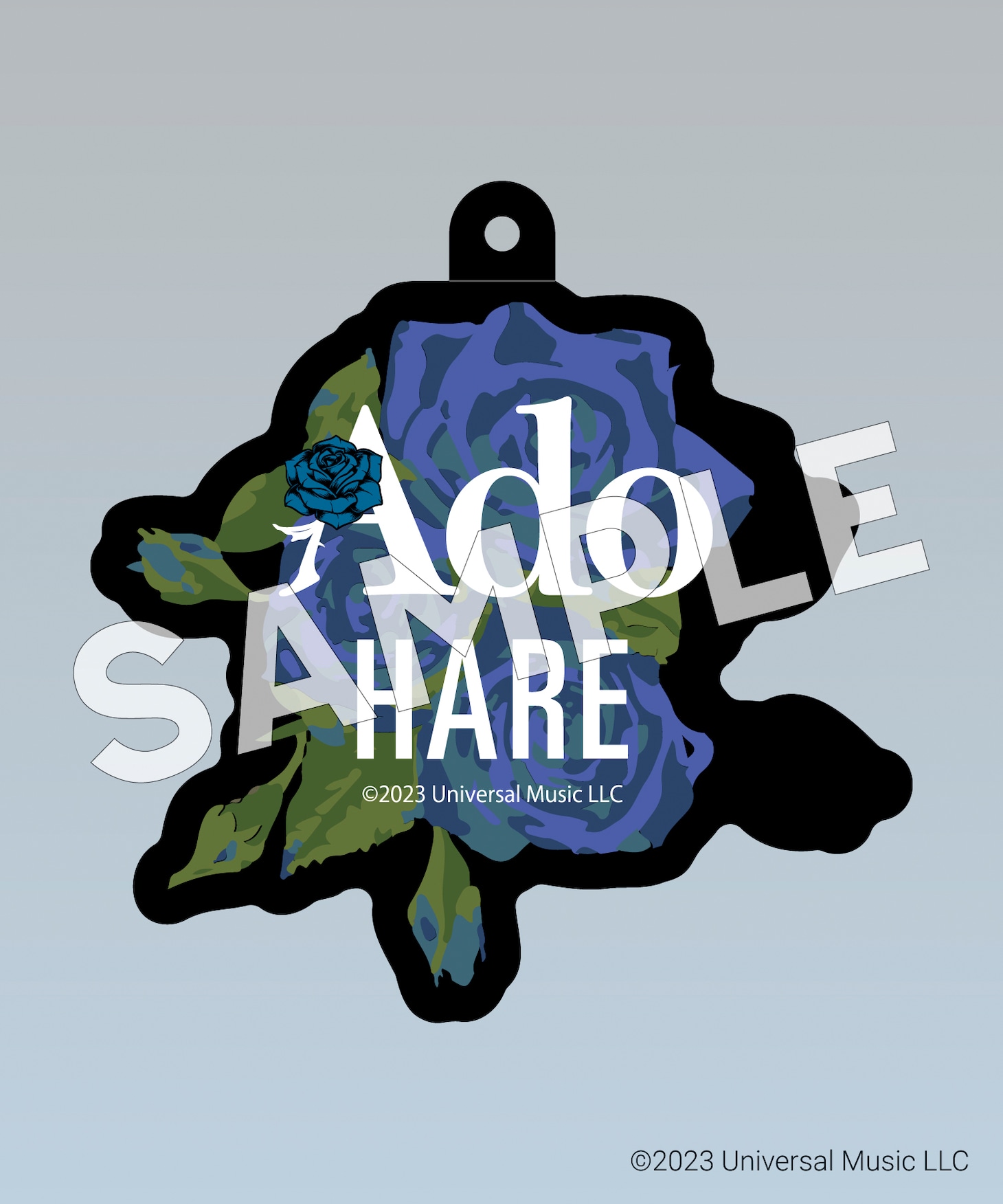 HARE×Adoコラボステッカーのサンプル画像。