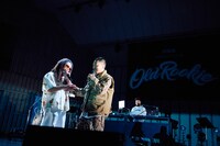 Ringoと田我流。（Photo by Ayako Suzuki）